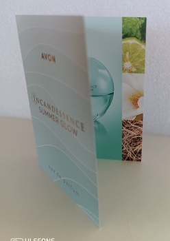 AVON Incandessence SUMMER GLOW EdP /Karte mit Duftprobe